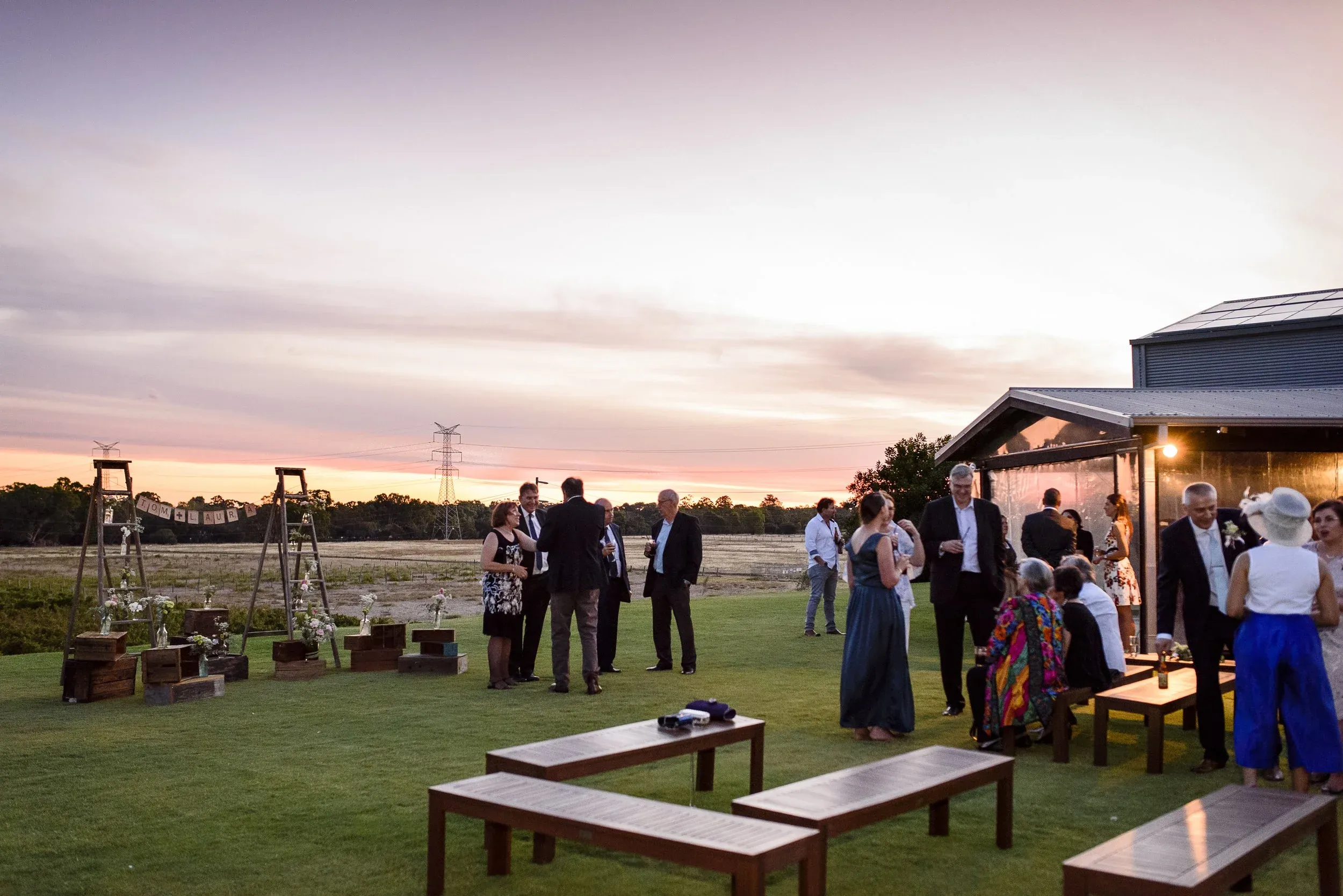 Sunset event at RiverBank Estate Winery